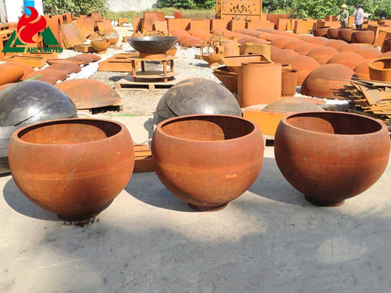 environmentally friendly corten steel planter Manufacturer